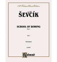 SEVCIK SCHOOL BOWING VOL 1 V