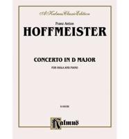 HOFFMEISTER VIOLA CONC D MAJ V