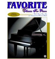 Favorite Classics for Piano Volume II Intermediate
