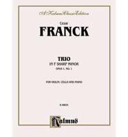 FRANCK TRIO IN F MIN OP I NO I