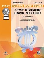 First Division Band Method: Horn in F