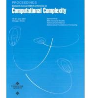 16th IEEE Annual Conference on Computational Complexity (Ccc 2001)
