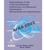 17th International Conference on Advanced Information Networking and Applications