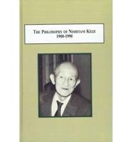 The Philosophy of Nishitani Keiji 1900-1990