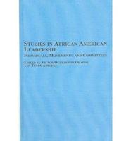 Studies in African American Leadership