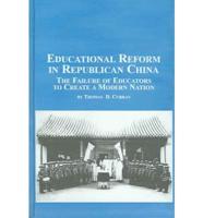 Educational Reform in Republican China