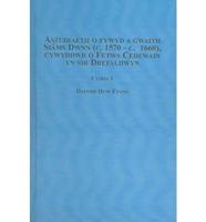 Astudiaeth O Fywyd a Gwaith Siâms Dwnn (C. 1570-C. 1660), Cywyddwr O Fetws Cedewain Yn Sir Drefaldwyn