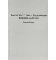American Literary Personalism