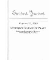 Steinbeck Yearbook. V. 3 Steinbeck's Sense of Place
