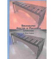 Bibliographic Analysis of Percussion Literature