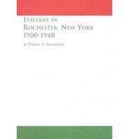 Italians in Rochester, New York, 1900-1940