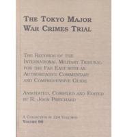 The Tokyo Major War Crimes Trial Volume 96 Summations by the Defense (Transcript Pages 46202-46774) Wednesday, 7th April - Friday, 9th April 1948