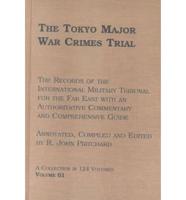 The Tokyo Major War Crimes Trial Volume 61 The Case for the Defence : (Transcript Pages 28928-29390), Friday, 19th September - Thursday, 25th September 1947