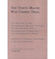 The Tokyo Major War Crimes Trial Volume 65 The Case for the Defence : (Transcript Pages 30879-31396), Wednesday, 15th October - Monday, 20th October 1947
