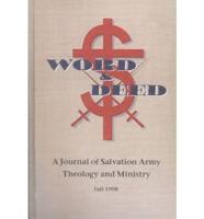 Word & Deed Vol 1, No 1,