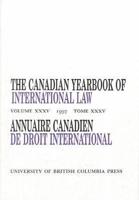 The Canadian Yearbook of International Law, Vol. 35, 1997