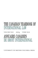 The Canadian Yearbook of International Law, Vol. 42, 2004