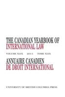 The Canadian Yearbook of International Law, Vol. 49, 2011