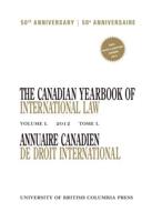 The Canadian Yearbook of International Law Volume 50, 2012