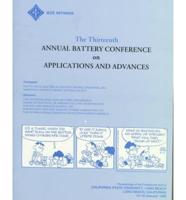 Proceedings of the Annual Battery Conference on Applications and Advances