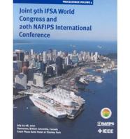 Joint 9th IFSA World Congress and 20th NAFIPS International Conference