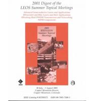 2001 Digest of the LEOS Summer Topical Meetings