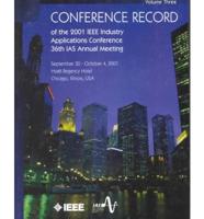 Conference Record of the 2001 IEEE Industry Applications Conference