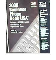 Business Phone Book USA 2000