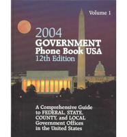 Government Phone Book USA 2004