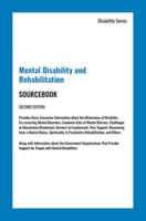 Mental Disability and Rehabilitation Sourcebook