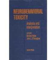 Neurobehavioral Toxicity