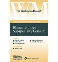 The Washington Manual Rheumatology Subspecialty Consult