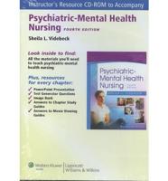 Instructor's Resource CD-ROM to Accompany Psychiatric Mental Health Nursing, Fourth Edition