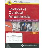 Handbook of Clinical Anesthesia for PDA