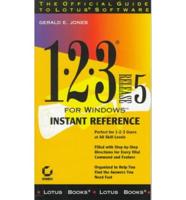 1-2-3 Release 5 for Windows Instant Reference