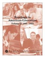 Readings in American Literature Volume II