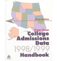 College Admissions Data Handbook 1998-99