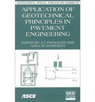 Application of Geotechnical Principles in Pavement Engineering