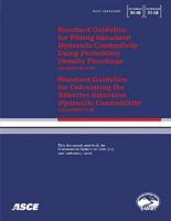 Standard Guideline for Fitting Saturated Hydraulic Conductivity Using Probability Density Functions, ASCE/EWRI 50-08