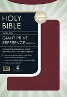 Holy Bible King James Version Personal Size Giant Print / Burgundy Leather Indexed