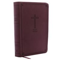 KJV Holy Bible: Personal Size Giant Print With 43,000 Cross References, Burgundy Leathersoft, Red Letter, Comfort Print: King James Version