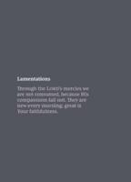 NKJV Bible Journal - Lamentations Softcover