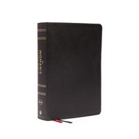 NKJV, The Woman's Study Bible, Genuine Leather, Black, Red Letter, Full-Color Edition, Thumb Indexed