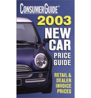 2003 New Car Price Guide