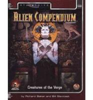 Alien Compendium: Vol 1. Vol 1 Creatures of the Stardrive