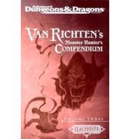 Van Richten's Monster Hunter's Compendium. V. 3