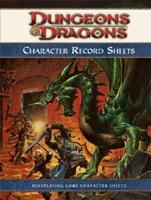 Dungeons & Dragons Character Record Sheets