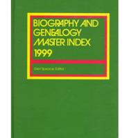 Biography and Genealogy Master Index. Pt. 1