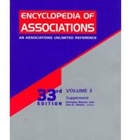 Encyclopaedia of Associations. National Organizations of the U.S