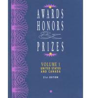 Awards, Honors & Prizes. 2-Volume Set